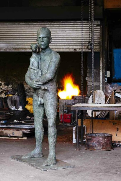 Anthony Scott, Connla, 2015, Bronze, Edition 1 of 3, H: 218 x L: 57 x W: 122 cm
