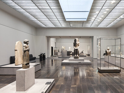Louvre Abu Dhabi. Interior view of the museum. Photo by Hufton+ Crow