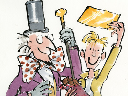 Quentin Blake, Charlie e Willy Wonka, Dal libro La Fabbrica di Cioccolato