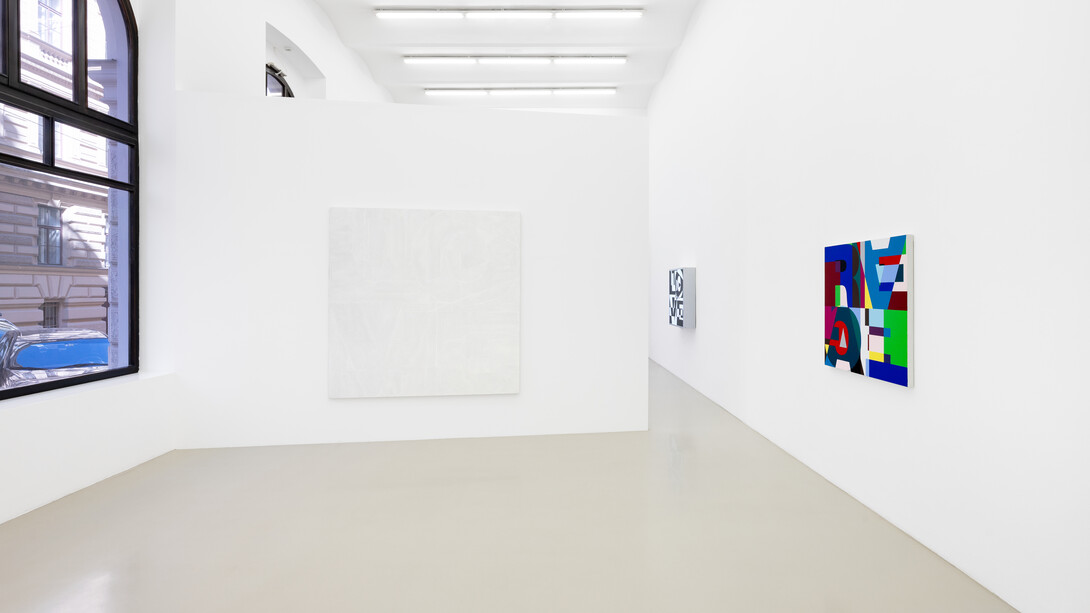 Heimo Zobernig, this not this, exhibition view. Courtesy of Galerie Meyer Kainer © Simon Veres