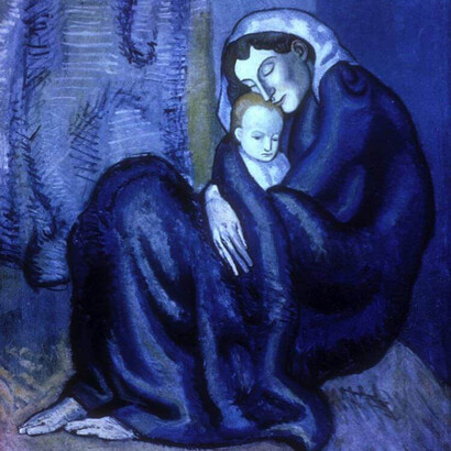 Picasso Mother and Child (1902)