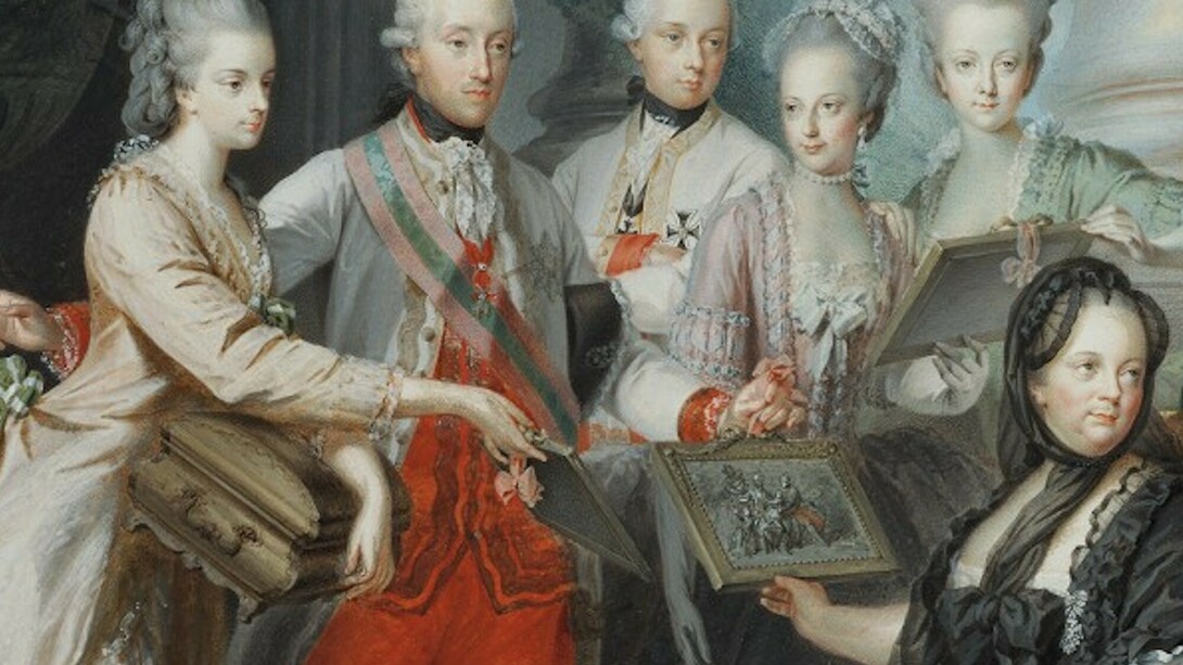 Maria Theresa and the Arts. Courtesy of Belvedere Museum