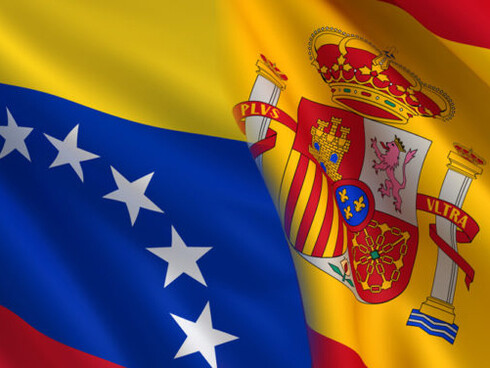 Banderas venezolana y española
