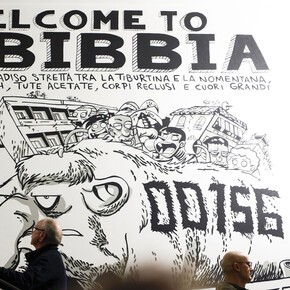 Zerocalcare. Courtesy of Maxxi
