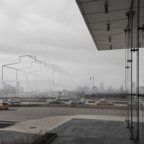 Rendering of the proposed project, Day's End. Courtesy Guy Nordenson and Associates