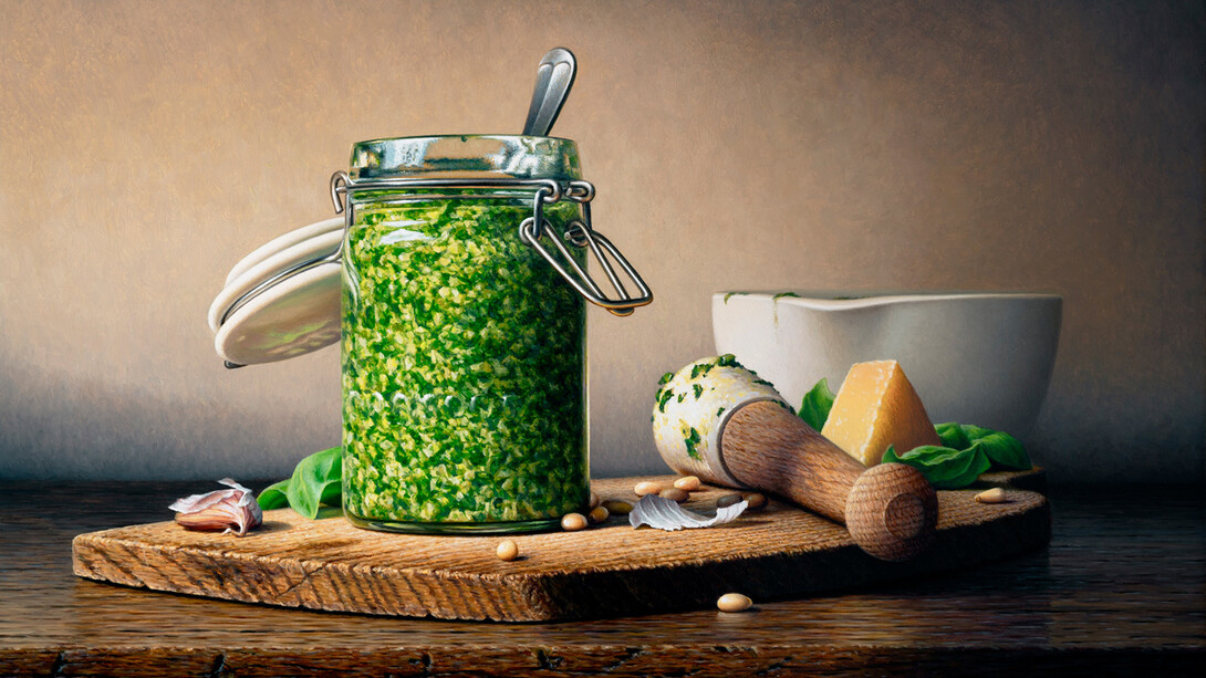 Brett Humphries, Rustic pesto, 2024. Courtesy of Catto Gallery 