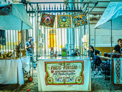 Puesto Fileteado, San Telmo, Buenos Aires, Argentina