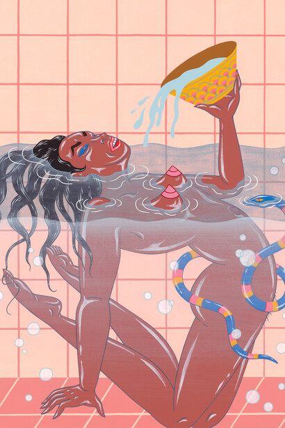 Kristen Liu-Wong, Rising waters. Courtesy of Corey Helford Gallery