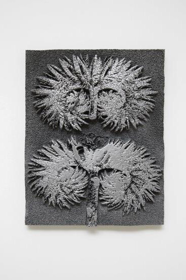 Spiros Hadjidjanos, Phacelia Tanacetifolia, 2015
3D alumide print, aluminum coating , 11 3/4 x 9 3/8 x 1 3/4 inches  29.8 x 23.8 x 4.4 cm
