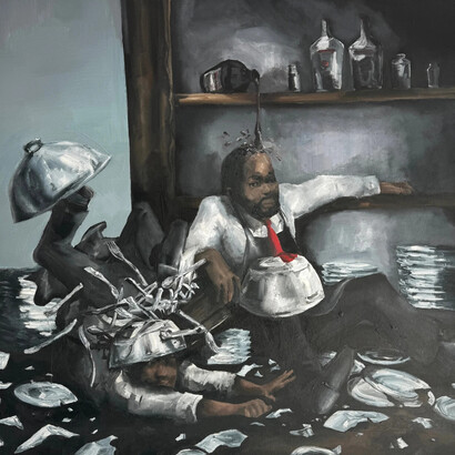 Okey Ofomata, Corner, 2024. Courtesy of Good Mother Gallery