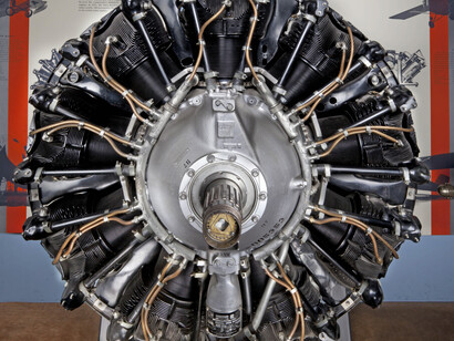 Wright “Cyclone 9” R-1820. Courtesy of British Columbia Aviation Museum