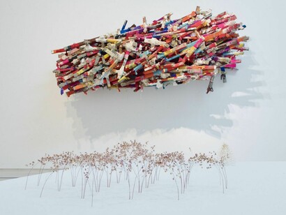 Installation view of Entangled: Threads & Making, Turner Contemporary. Courtesy Turner Contemporary. Photo: Stephen White