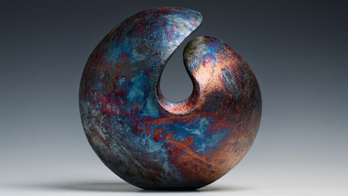 Katie Yang, Serendipity, Raku. Courtesy of Denise Bibro Fine Art
