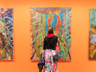 Silvester Plotajs Sicoe, How to dream backwards?, exhibition view. Courtesy of City Art Gallery Ljubljana