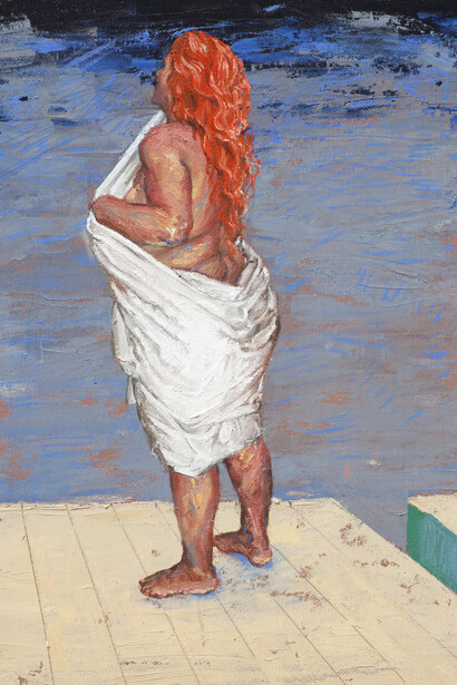 Mira Kliger. Batsheba. Oil on Canvas, 30 x 24 cm