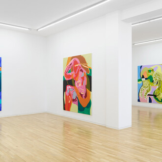 Jana Schröder, Minimum-intensity projection, exhibition view. Courtesy of Jahn und Jahn