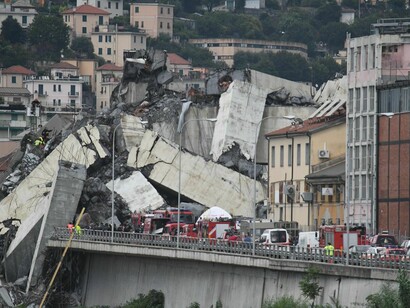 Il crollo del ponte Morandi a Genova