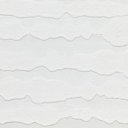 Miquel Barceló, 5 Petites Vagues, 2012, White titanium pigment and polyvinyl acetate on linen, 25 5/8 x 31 7/8 inches (65 x 81 cm), Courtesy Acquavella Galleries, Art © Miquel Barceló, 2012. Photo © André Morin, 2013