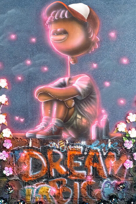 Reminder the children are our future. Courtesy of the Bishop Gallery 