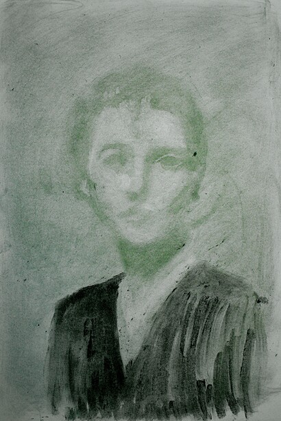 Elisa Filomena, Rapacità, pastello su carta, cm 50x40, 2020