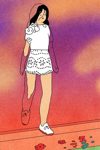 La collezione Primavera-Estate di RedValentino, illustrazione di Maria Medem