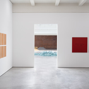 Alighiero Boetti, exhibition view. Courtesy of Dia:Beacon