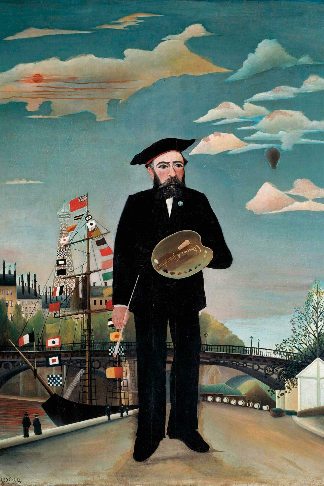 Henri Rousseau, Moi-même, portrait-paysage/Io: ritratto-paesaggio, 1889-1890, Olio su tela, 146 x 113 cm, © White Images/Scala, Firenze