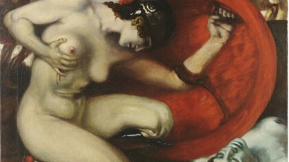 Franz von Stuck, Wounded Amazon, 1904