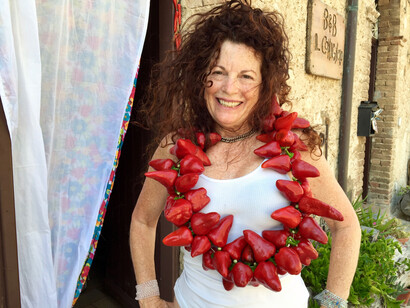 Heidi arriva dalle Haway in Civita, Calabria
