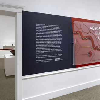 Across boundaries across barriers, exhibition view. Courtesy of DeCordova Sculpture Park and Museum