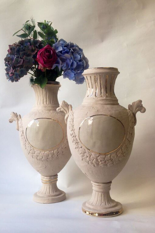 Amy Hughes, Winged Vase I & Winged Vase II