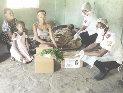 A health package amidst the Covid-19 crisis has arrived at this grateful South African family