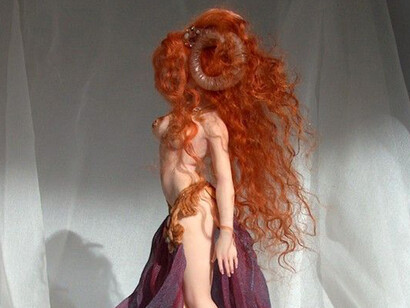 Aries, The Fantasy art of Nicole West, Art Nouveau Zodiac