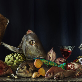 Josef Fischnaller, Fisch, 2013-2016, C-Print, aluminium dibond and acrylic, 70x120cm © the artist, courtesy of Cadogan Contemporary