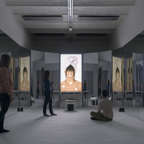 Sophia Al-Maria, Mirror Cookie. Photo by Carlos Tettamanzi- Courtesy of Fondazione Arnaldo Pomodoro