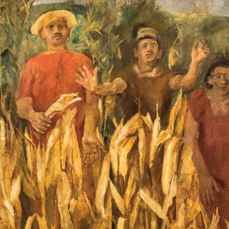 Fausto Pirandello, Drought, 1936-37, Oil on board, 155 x 155 cm, Galleria Nazionale d’Arte Moderna, Rome
