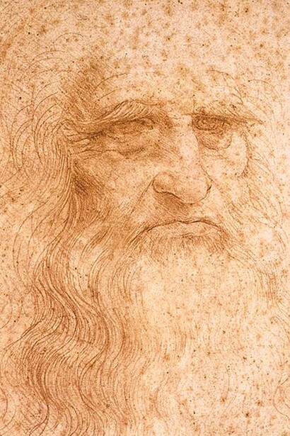 Posible Autorretrato de Leonardo da Vinci hecho entre 1512 y 1515