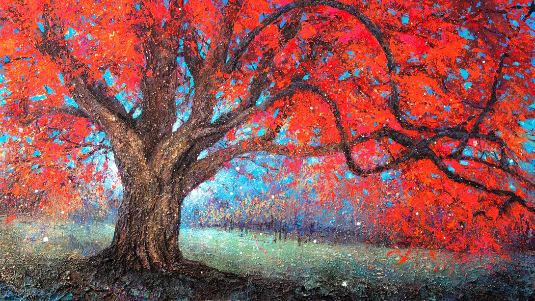 Joss Blanchard, Le flamboyant (detail). Courtesy of Galerie Schortgen