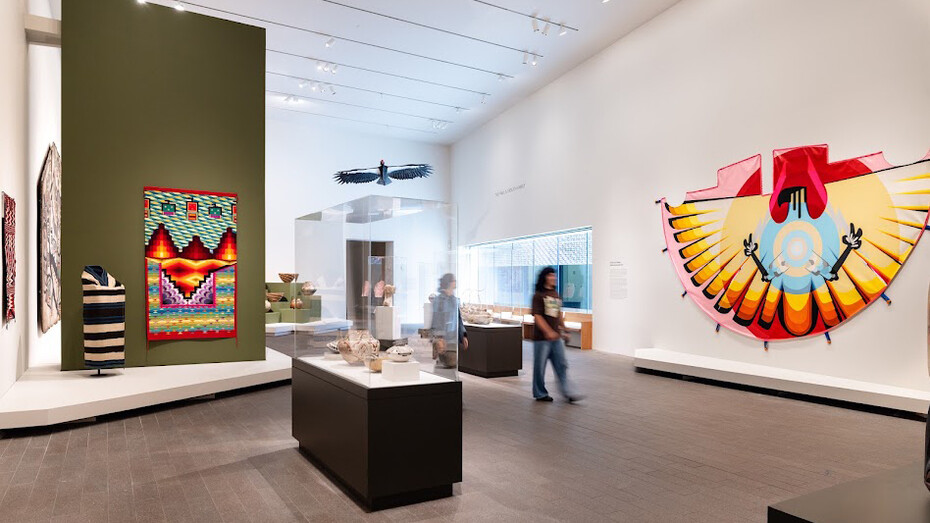 Arts of indigenous America, exhibition view. Courtesy of De Young Museum