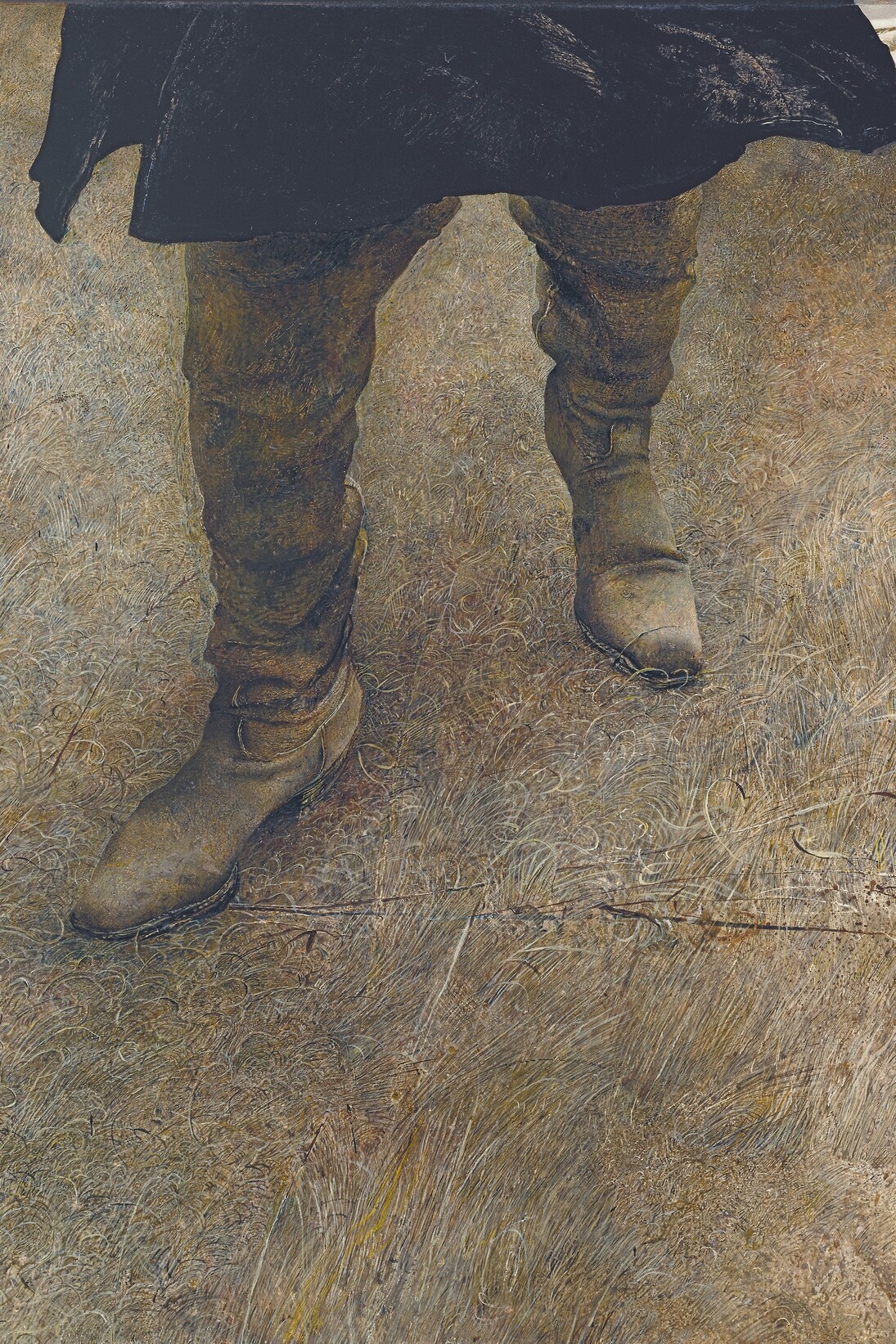 Andrew Wyeth. Hierba pisada. 1951. Témpera sobre tabla. 50,80 x 46,35 cm. © Andrew Wyeth