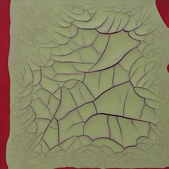 Adriana Varejão, Drosera (triptych), detail, 2012, Oil and plaster on canvas, three panels each; 99 x 297 cm, 39 x 116 7/8 in, Courtesy the Artist and Victoria Miro, London, © Adriana Varejão