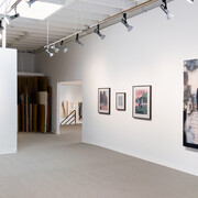 Various artists, A eye — Curated by artistic intelligence, exhibition view. Courtesy of Russo Lee Gallery