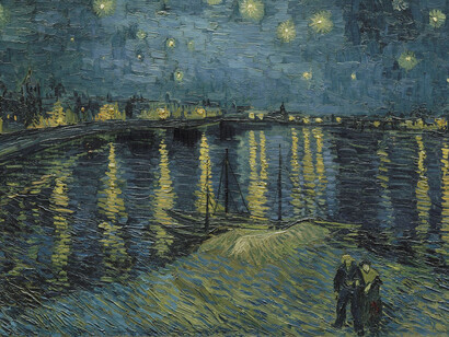 Van Gogh, La nuit étoilée. Pour les plus grands artistes à travers les âges, c’est cette âme qui est visible dans l’œuvre, et qui nous émeut
