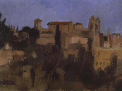 Orfeo Tamburi, Trinità dei Monti, 1936-1940, Museo di Roma in Trastevere