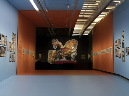 Andrea Pazienza, Non sempre si muore, veduta della mostra. Cortesia di Maxxi