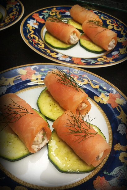 Plato preparado en el catering 'Hecho por Ana T' (Fotografía: Ana Teresa Sanz)