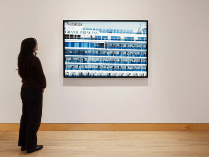 Kota Ezawa, exhibition view. Courtesy of Fraenkel Gallery