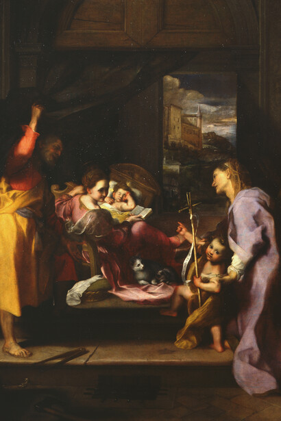 Federico Barocci, "La virgen de la Gatta", 1598, Palacio Pitti, Florencia, Italia
