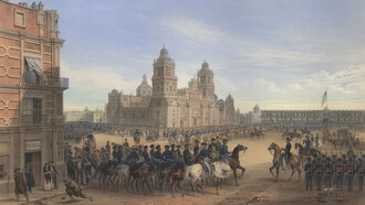 Carl Nebel, Entrada del general Scott a la Ciudad de México