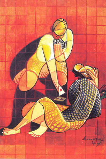 José de Almada Negreiros. Jogo de cartas